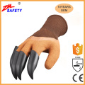 Gants de griffe de jardin de griffe d&#39;ABS de vente chaude